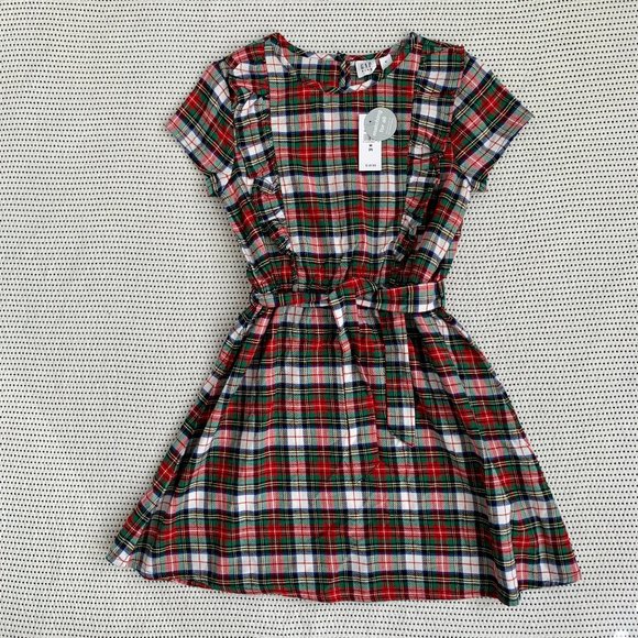 NWT Gap Family Matching Tartan Dress | M - Picture 1 of 7